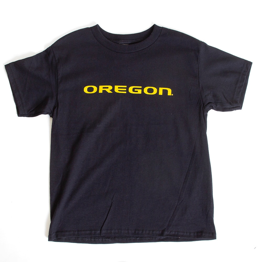 Oregon, McKenzie SewOn, Black, Crew Neck, Kids, Youth, 649433